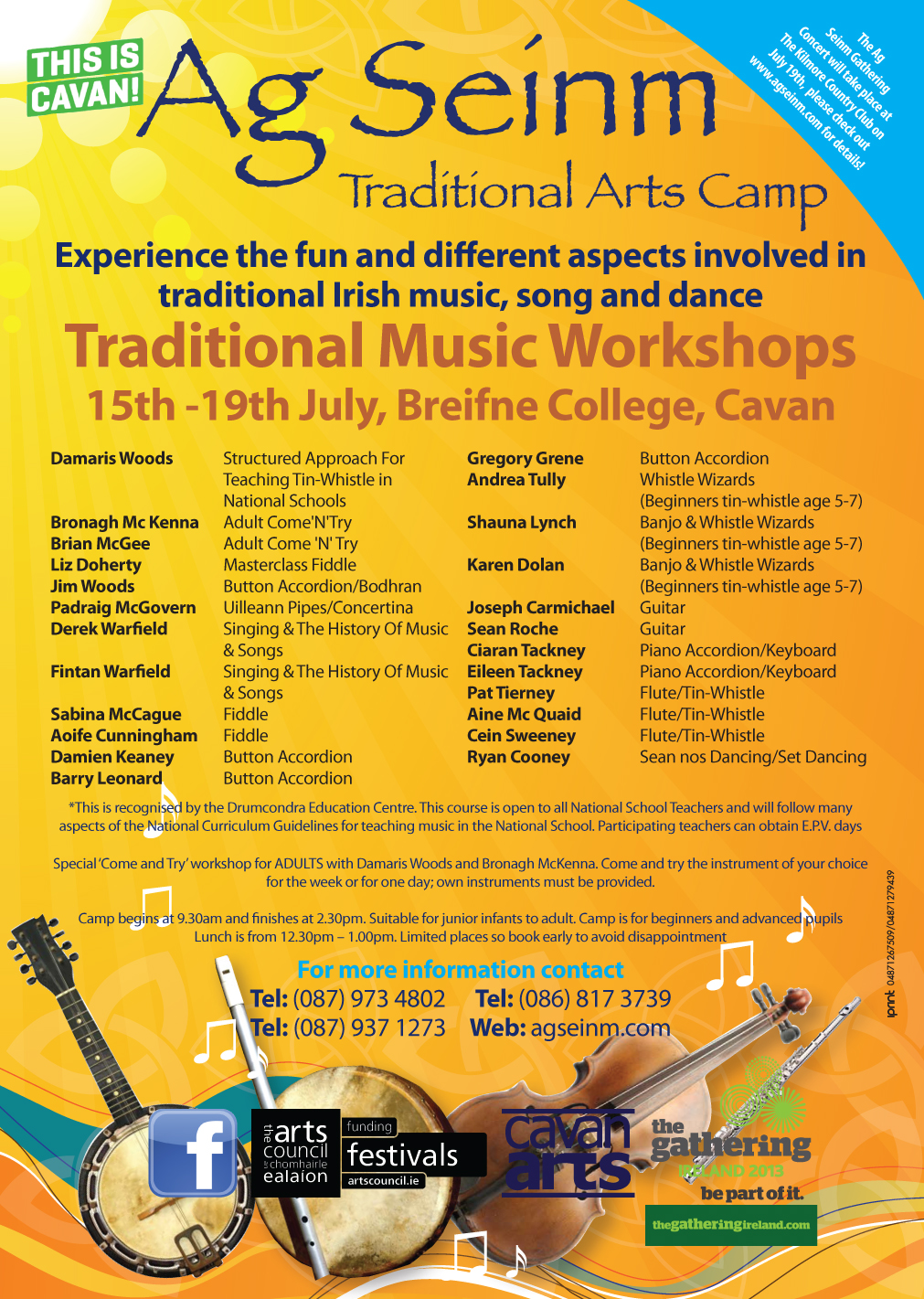 Ag Seinm Arts Camp